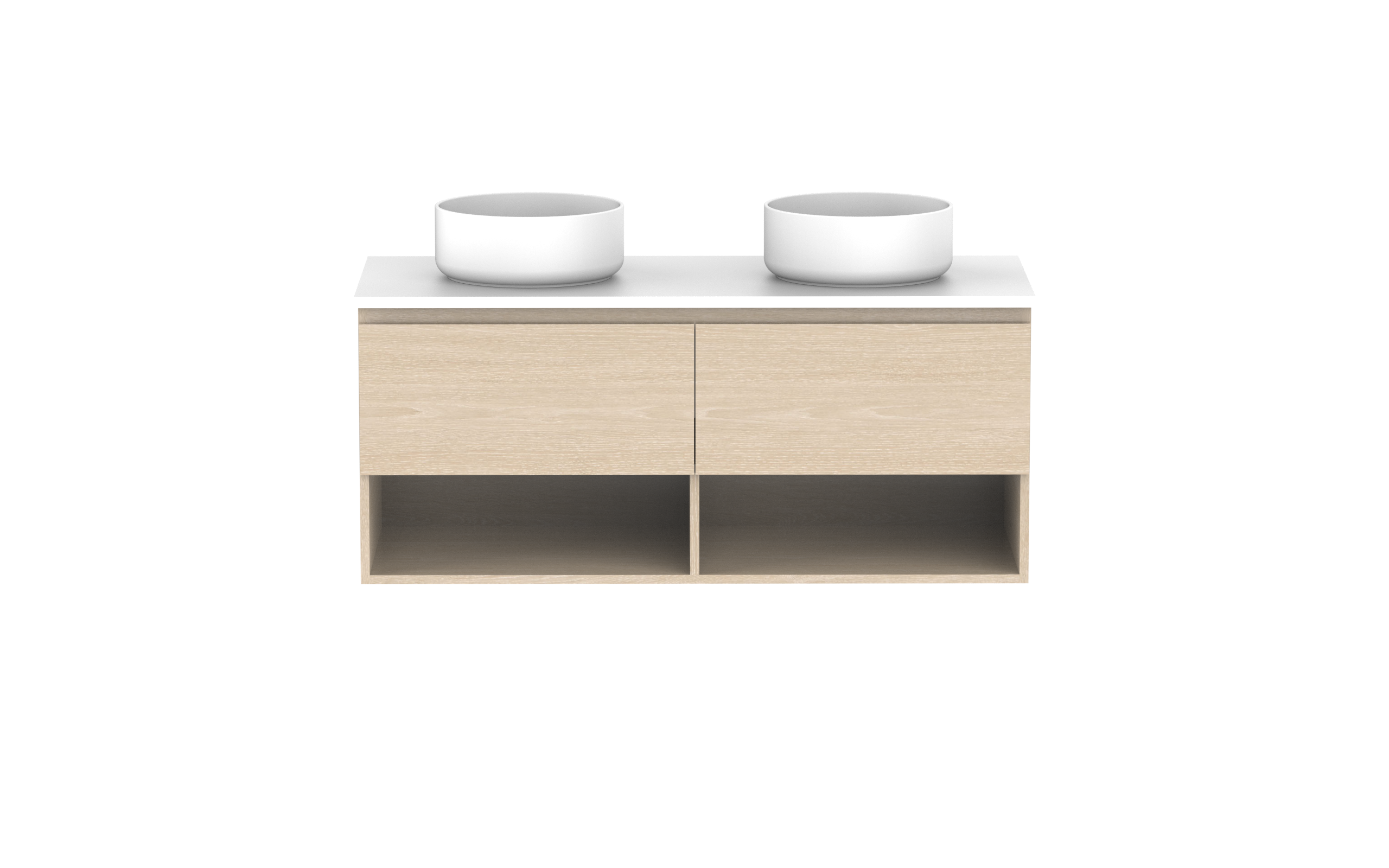 ADP Glacier Lite Shelf Slim Wall Hung Vanity