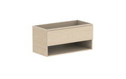 ADP Glacier Shelf Slim Wall Hung Vanity - 1050mm / No Top / Centre Bowl