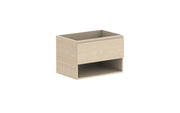 ADP Glacier Shelf Slim Wall Hung Vanity - 750mm / No Top / Centre Bowl