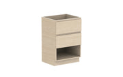 ADP Glacier Shelf Trio Freestanding Vanity - 600mm / No Top / Centre Bowl