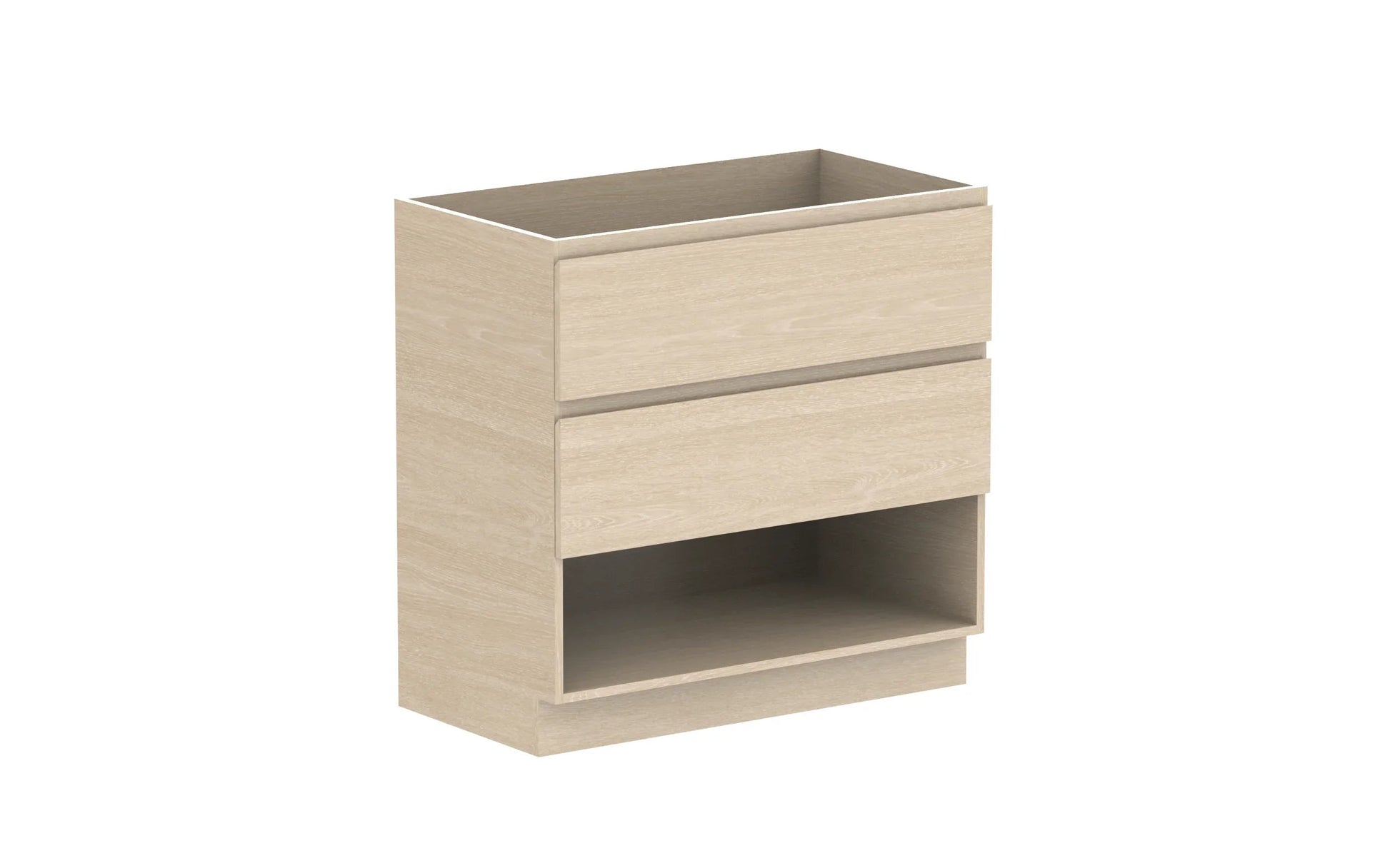 ADP Glacier Shelf Trio Freestanding Vanity - 900mm / No Top / Centre Bowl