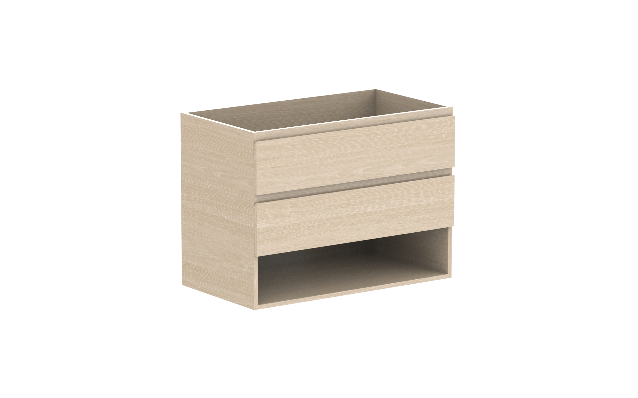 ADP Glacier Lite Shelf Twin Wall Hung Vanity