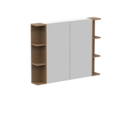 ADP Glacier Shelf Shaving Cabinet - 1050mm 2 Doors 2 Set of Opening Shelves