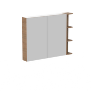 ADP Glacier Shelf Shaving Cabinet - 1050mm 2 Doors 1 Set of Opening Shelves