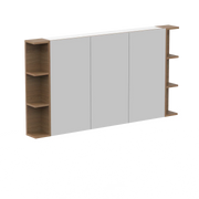 ADP Glacier Shelf Shaving Cabinet - 1500mm 3 Doors 2 Set of Opening Shelves