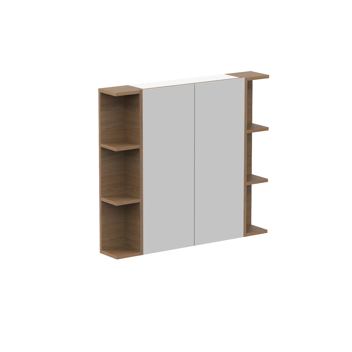 ADP Glacier Shelf Shaving Cabinet - 900mm 2 Doors 2 Set of Opening Shelves