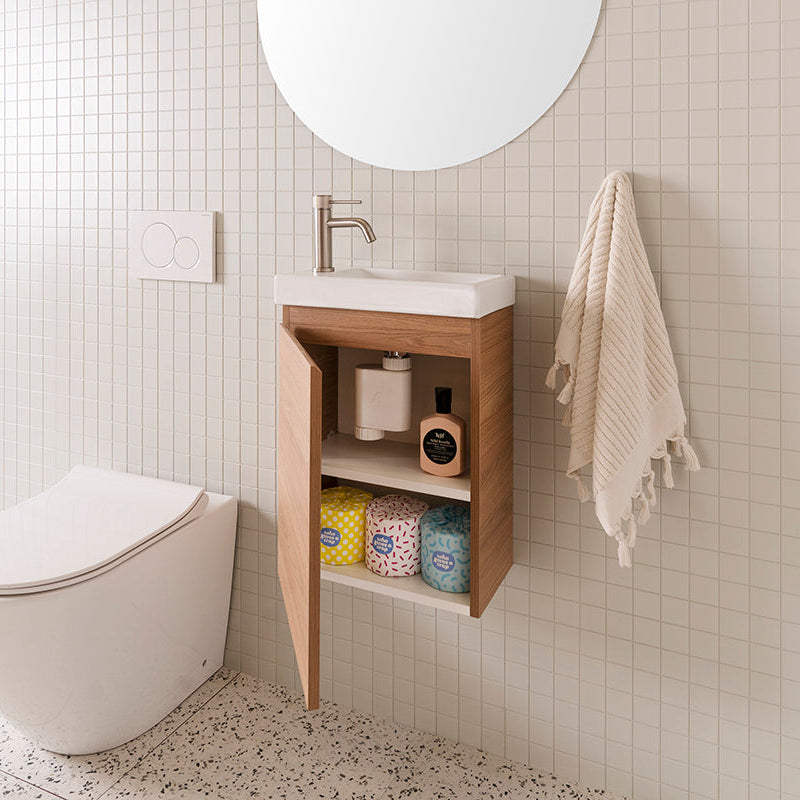 ADP Glacier Mini Lite Small Space Wall Hung Vanity