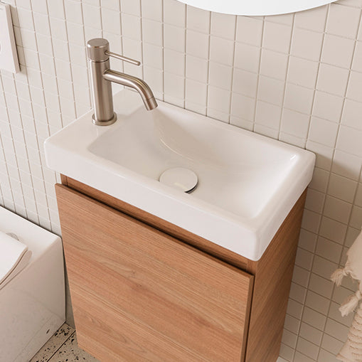 ADP Glacier Mini Lite Small Space Wall Hung Vanity