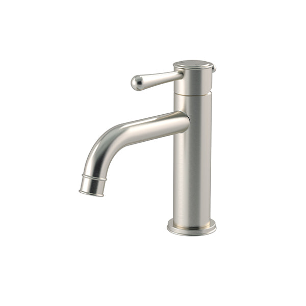 Harrington Short Basin Mixer, Brushed Nickel