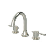 Harrington Three Hole Basin Set with Lever Handle, Brushed Nickel