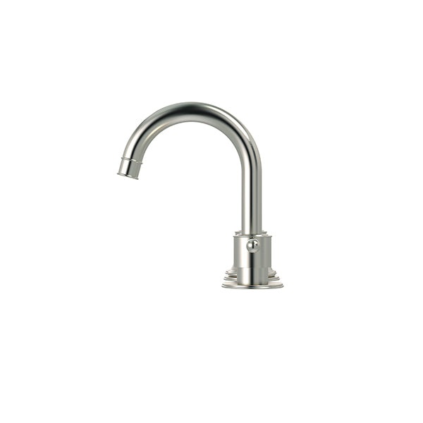 Harrington Three Hole Basin Set with Lever Handle, Brushed Nickel
