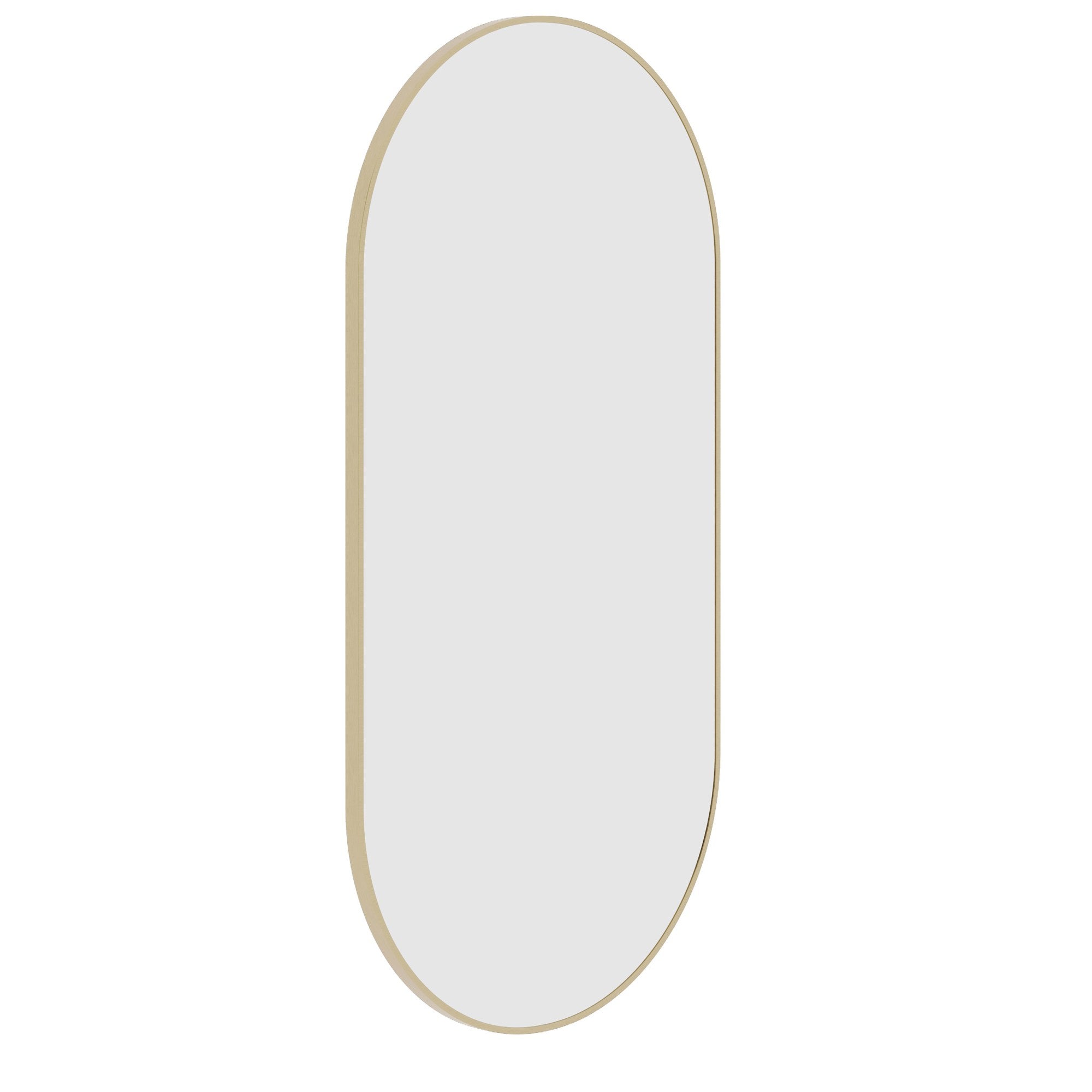 Thermogroup Havana Pill Framed Mirror - 500x1000mm, Gold