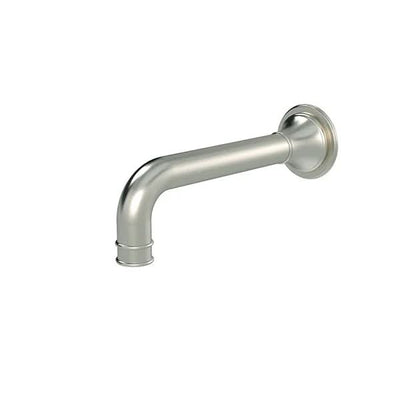 Meir Harrington Wall Spout, Brushed Nickel