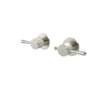 Harrington Wall Tap Set with Lever Handle, Brushed Nickel