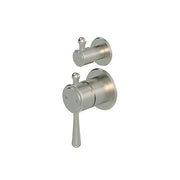 Harrington Shower divertor mixer finished parts, Brushed Nickel