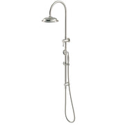 Harrington Shower Rail Set, Brushed Nickel