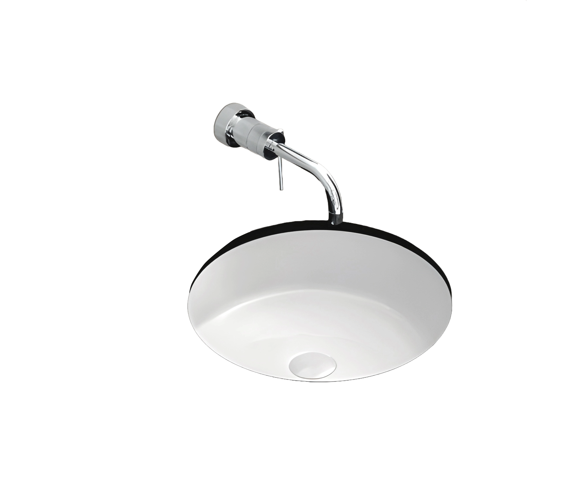 Studio Bagno Happy Hour Circle Undercounter - Gloss White