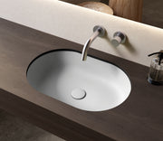 Studio Bagno Happy Hour Oval 57 Undercounter - Matte White, Default Title