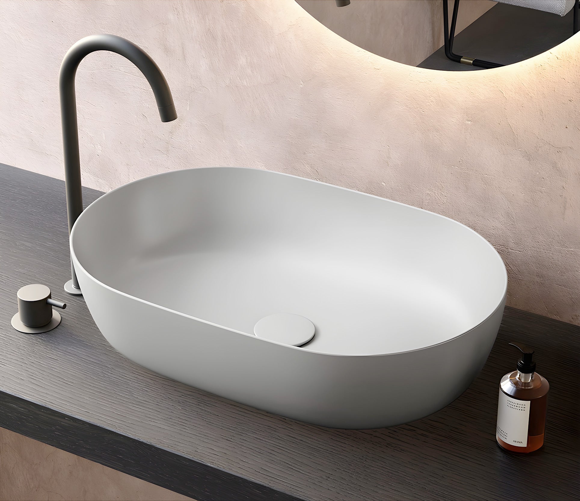 Studio Bagno Happy Hour 57 Bench Basin - Gloss White