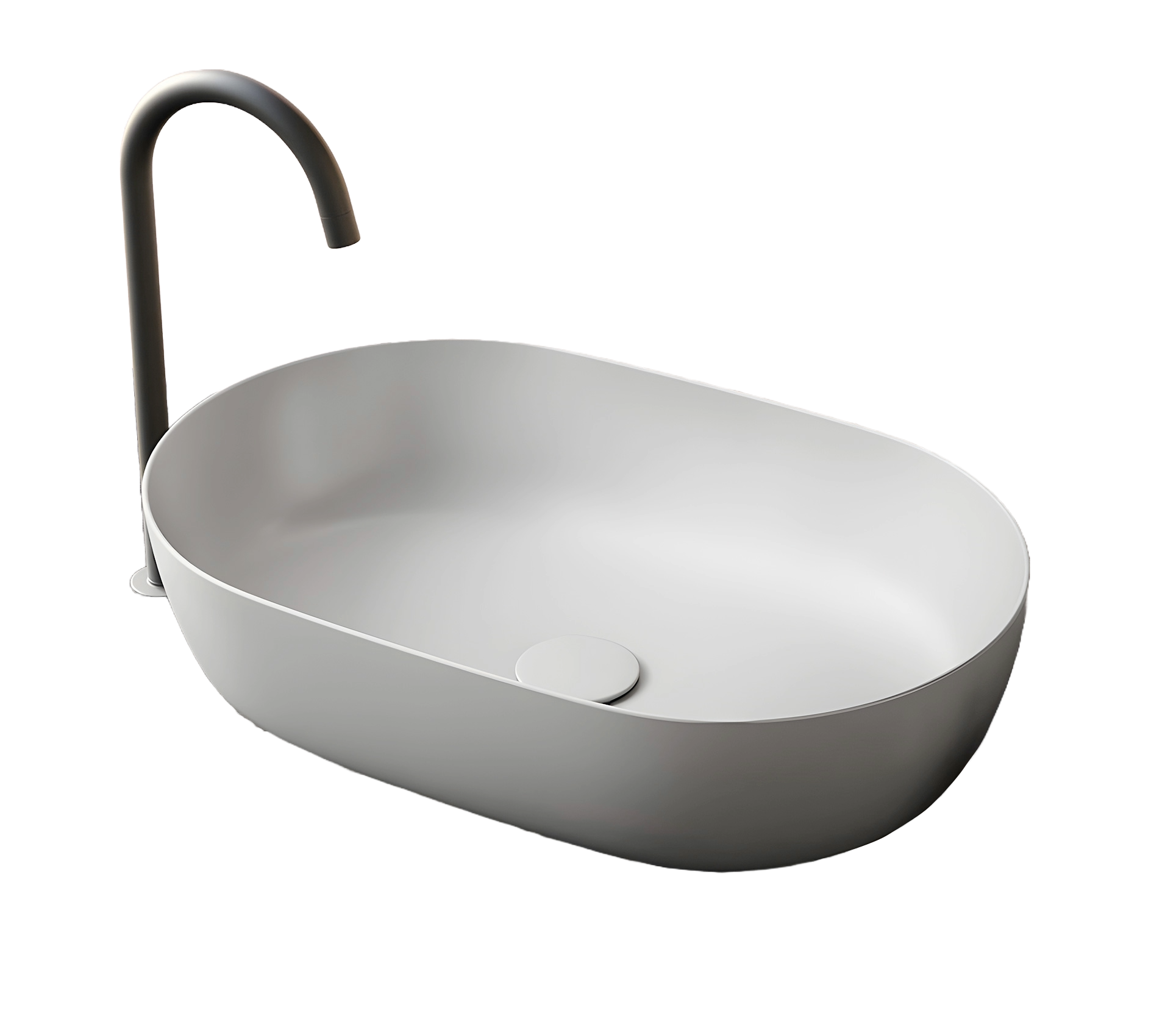 Studio Bagno Happy Hour 57 Bench Basin - Matte White