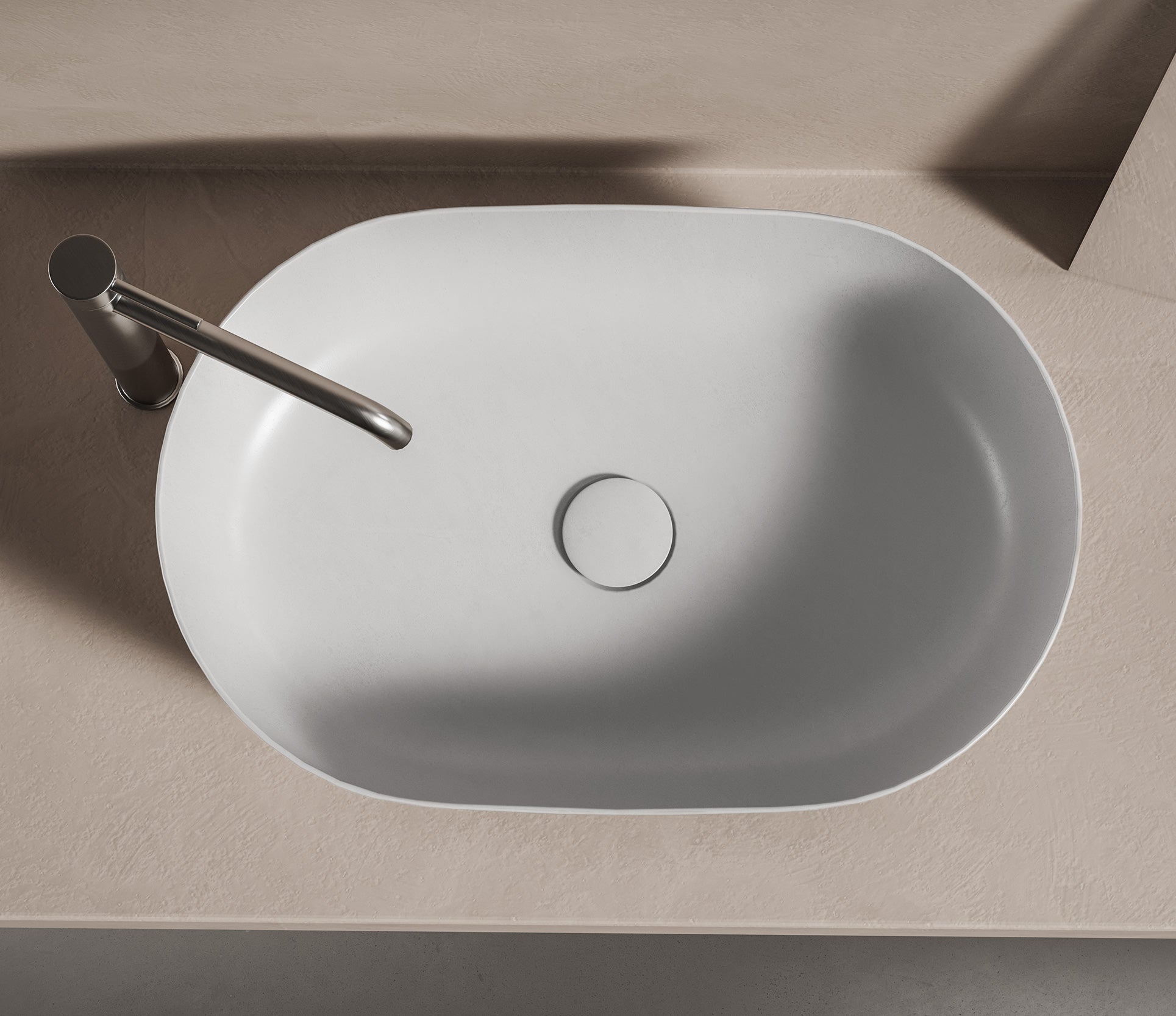 Studio Bagno Happy Hour 57 Bench Basin - Matte White