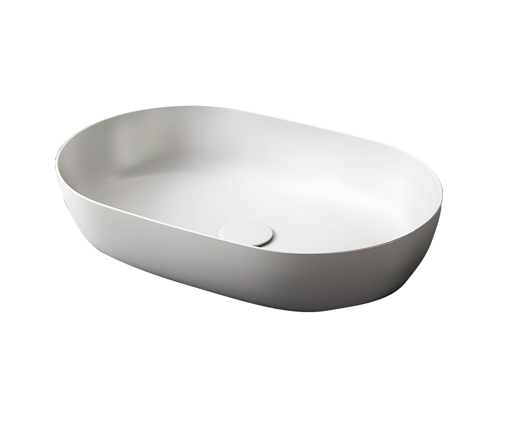 Studio Bagno Happy Hour 75 Bench Basin - Gloss White
