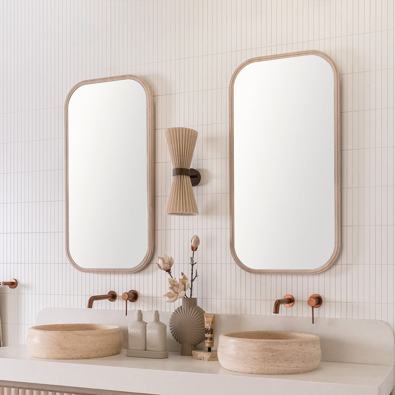 ADP Quinn 500mm Mirrored Cabinet