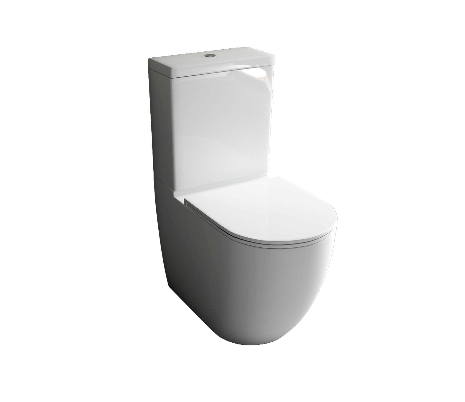 Studio Bagno Hyde Rimless Suite - Back Inlet, Gloss White