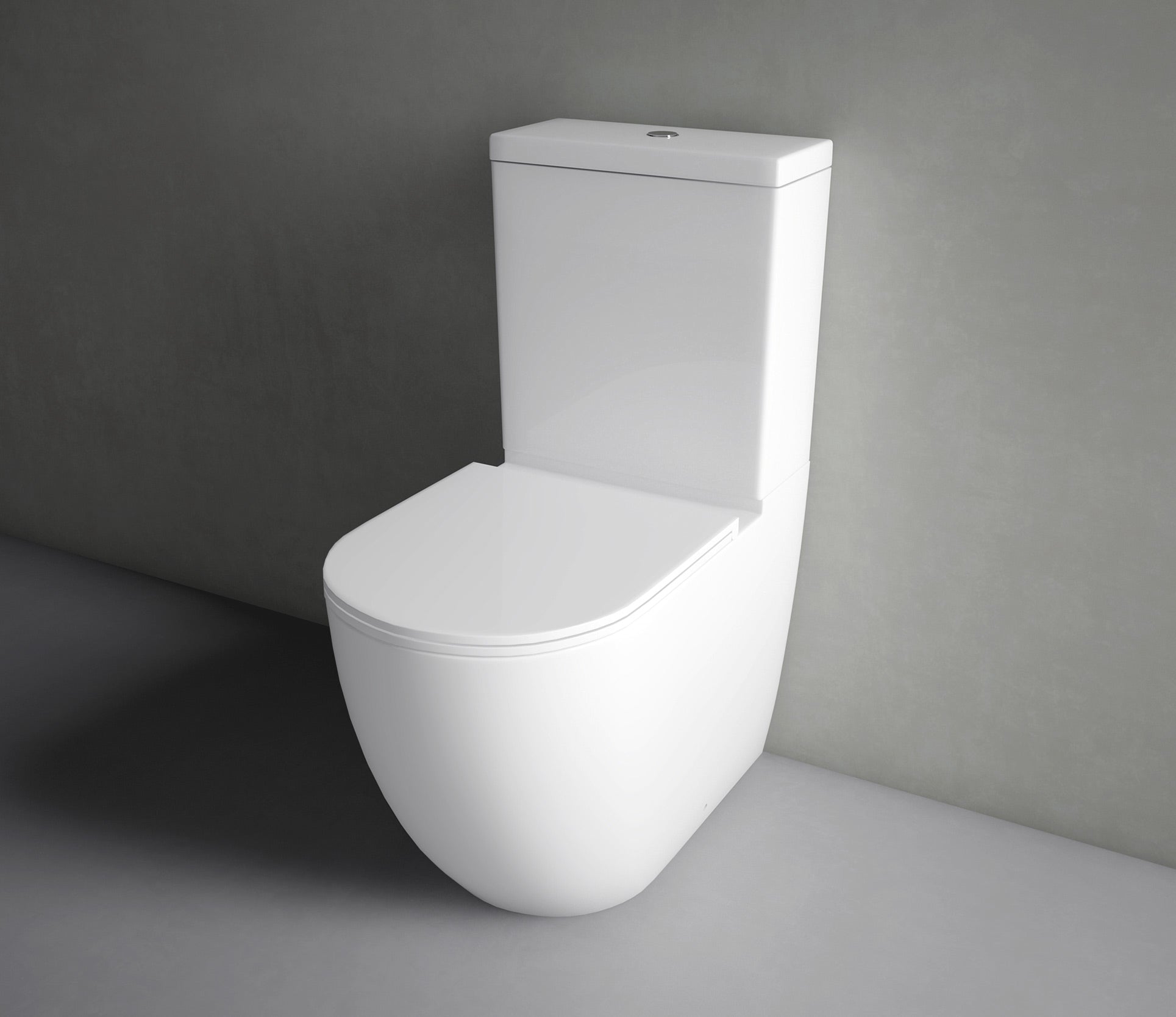Studio Bagno Hyde Rimless Suite - Back Inlet, Gloss White