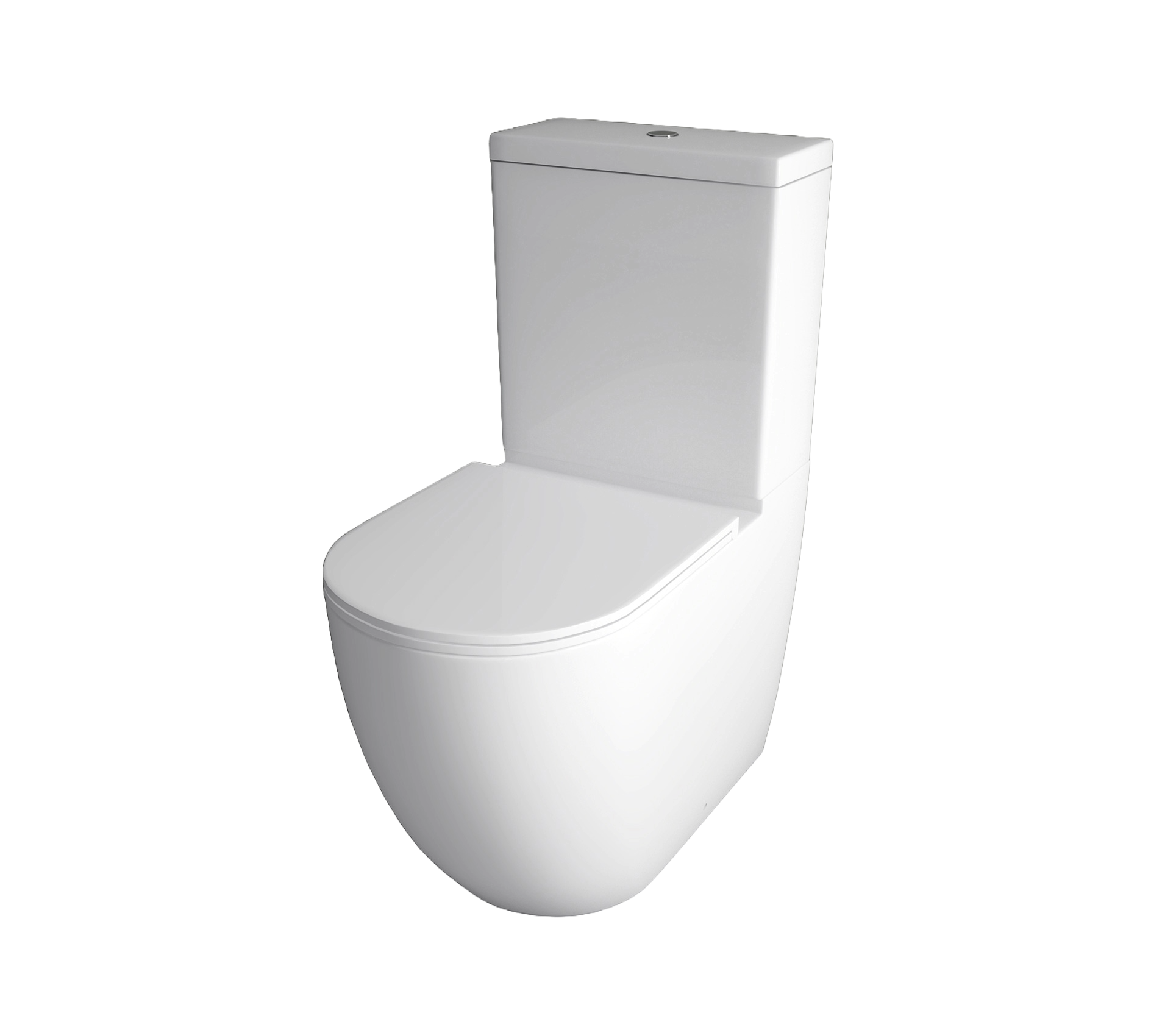 Studio Bagno Hyde Rimless Suite - Back Inlet, Gloss White