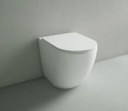 Studio Bagno Hyde Wall Faced Package with Oli 74 Pneumatic Cistern, Gloss White