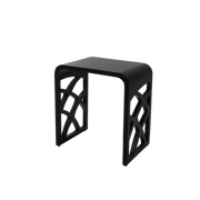 Thermogroup Ivy Shower Stool 400x270mm, Black
