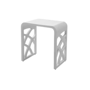 Thermogroup Ivy Shower Stool 400x270mm, White