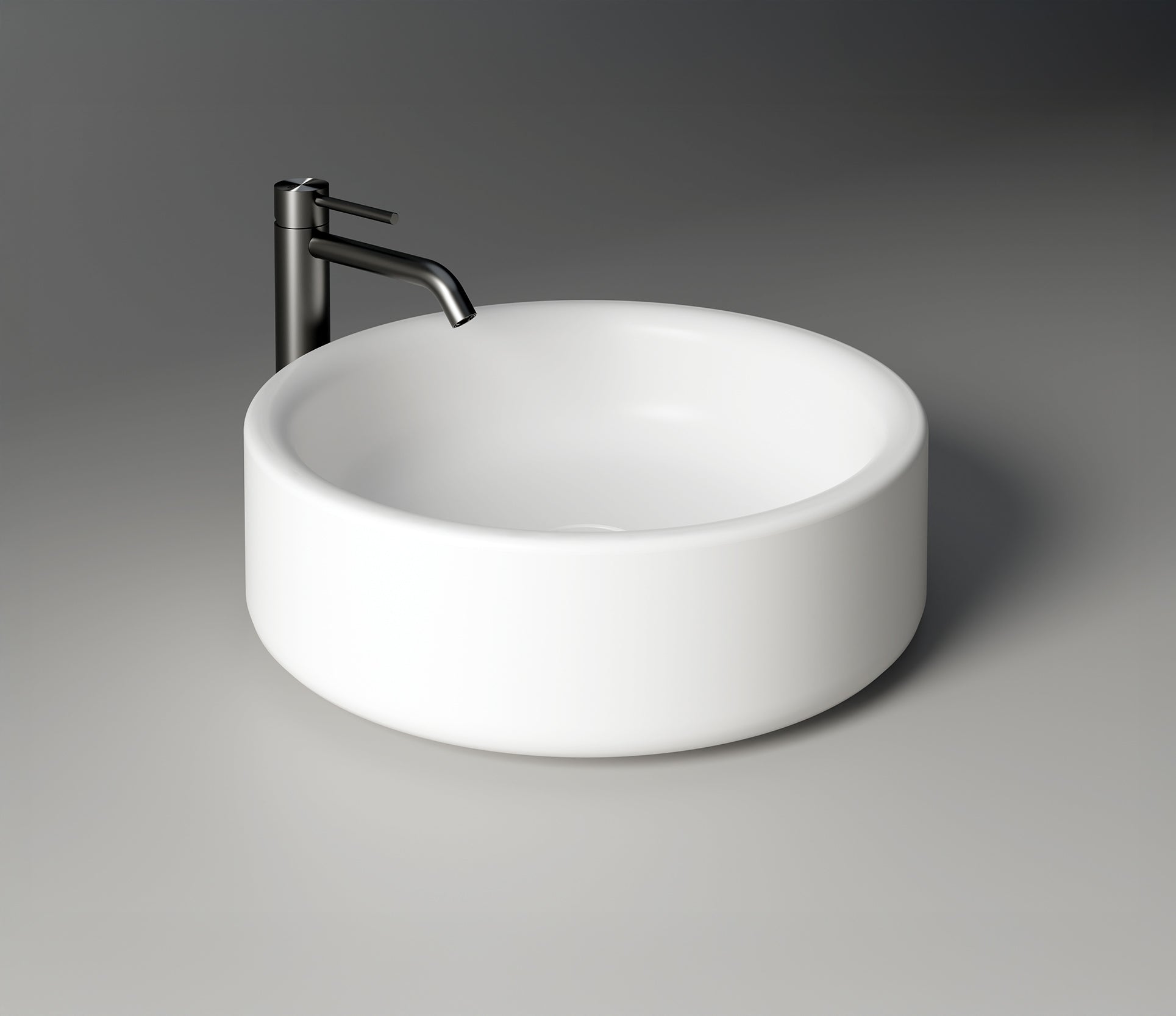 Studio Bagno Idilla Circle Bench Basin - Matte White