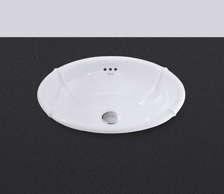 Studio Bagno Impero 50 inset basin, Gloss White