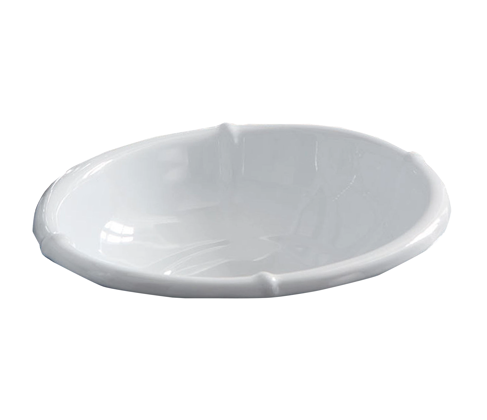 Studio Bagno Impero 50 inset basin, Gloss White