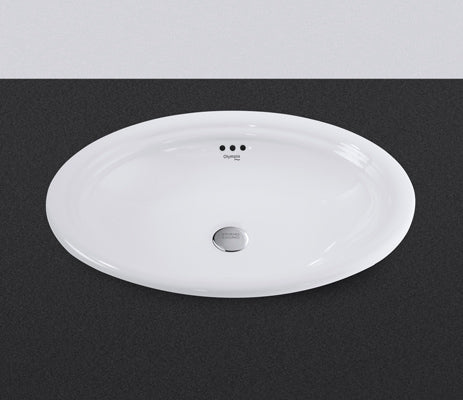 Studio Bagno Impero 60 inset basin, Gloss White