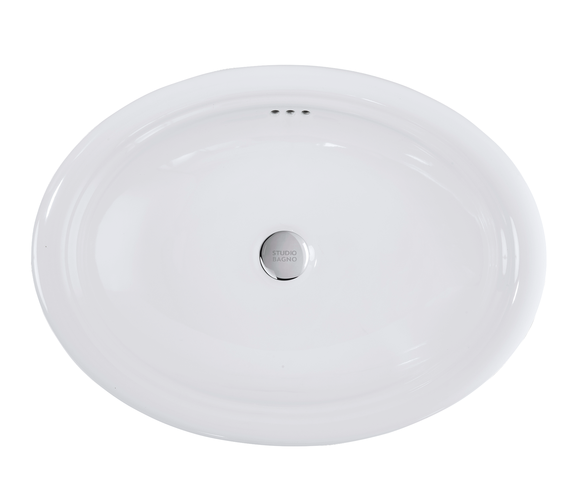 Studio Bagno Impero 60 inset basin, Gloss White