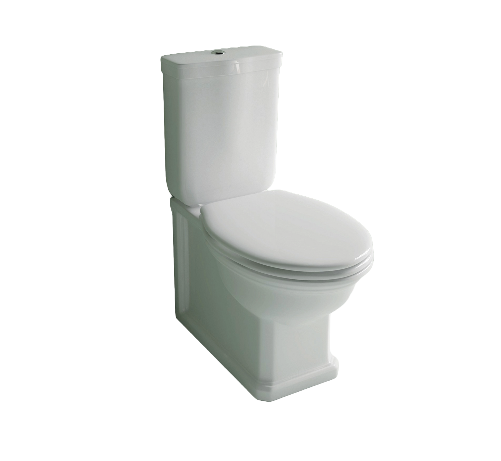 Studio Bagno Impero Back to Wall Suite Bottom Inlet - Complete, Gloss White