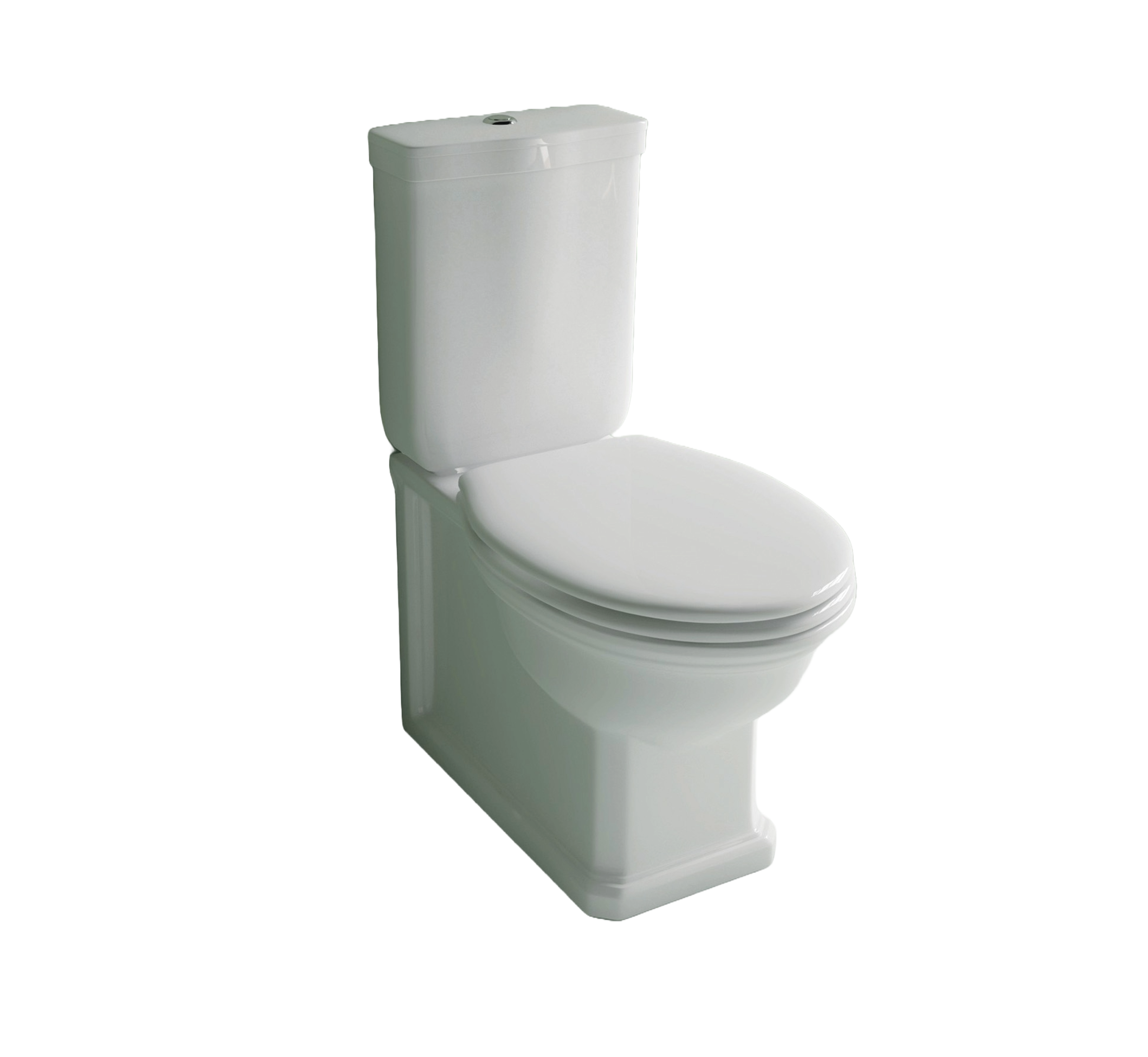Studio Bagno Impero Back to Wall Suite Bottom Inlet - Complete, Gloss White