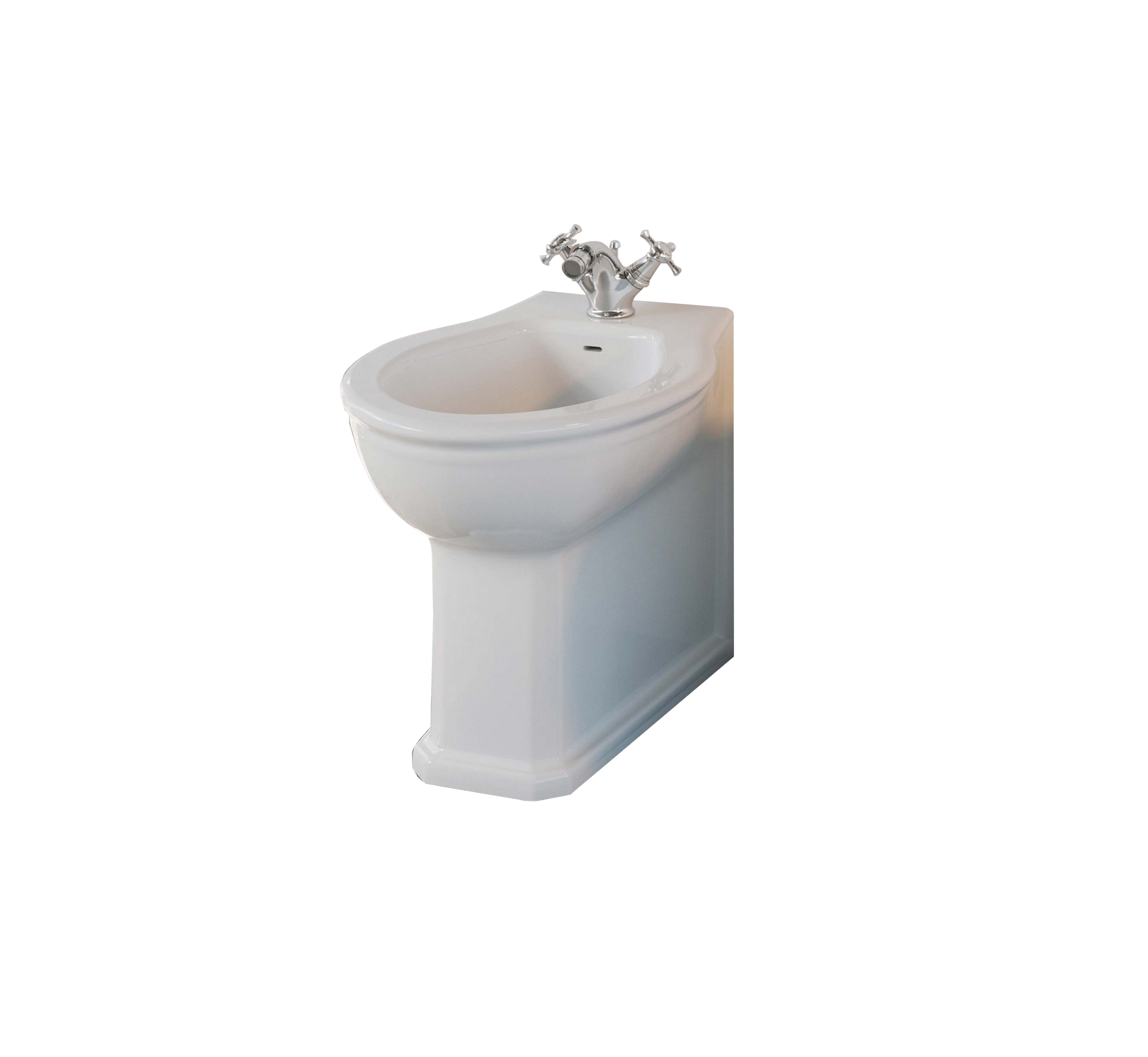 Studio Bagno Impero Wall Faced Bidette - Gloss White (1TH )