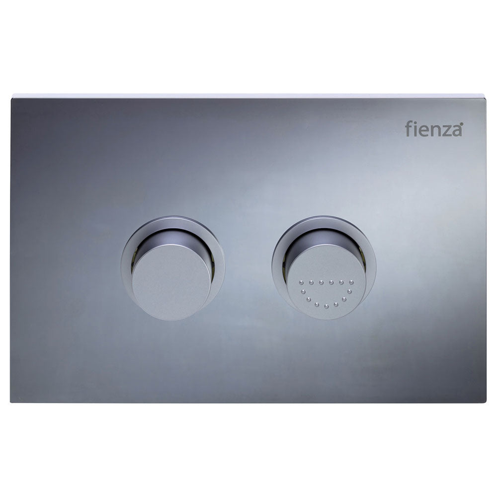 Fienza RT Raised Button PWD Flush Plate ABS, Chrome
