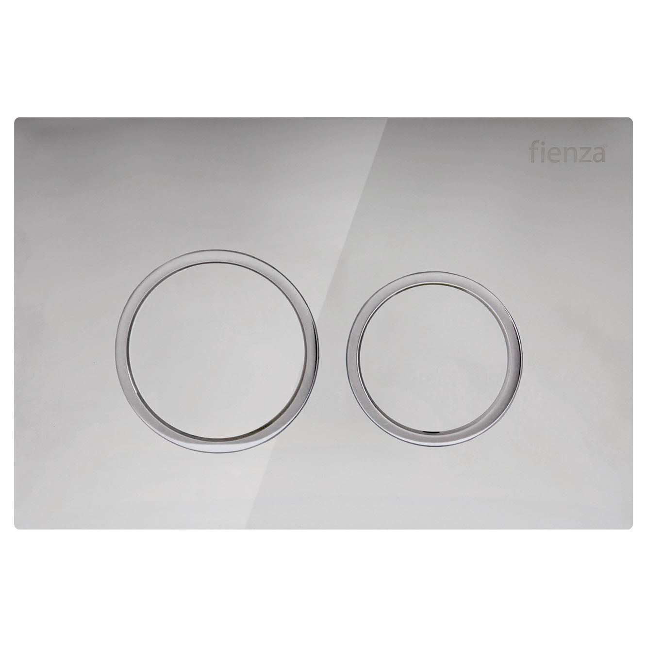 Fienza RT Round Button Plate, Chrome
