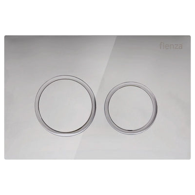Fienza RT Round Button Plate, Chrome