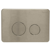 Fienza RT Stainless Steel Round Button Flush Plate PVD Finish, Brushed Nickel