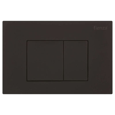 Fienza RT Square Button Plate RT, Matte Black