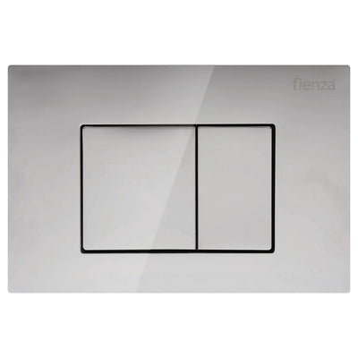 Fienza RT Square Button Plate for Wall Pans, Chrome