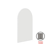 Thermogroup Juno Arch Framed Mirror - 500x800mm - Includes Mirror Demister, White
