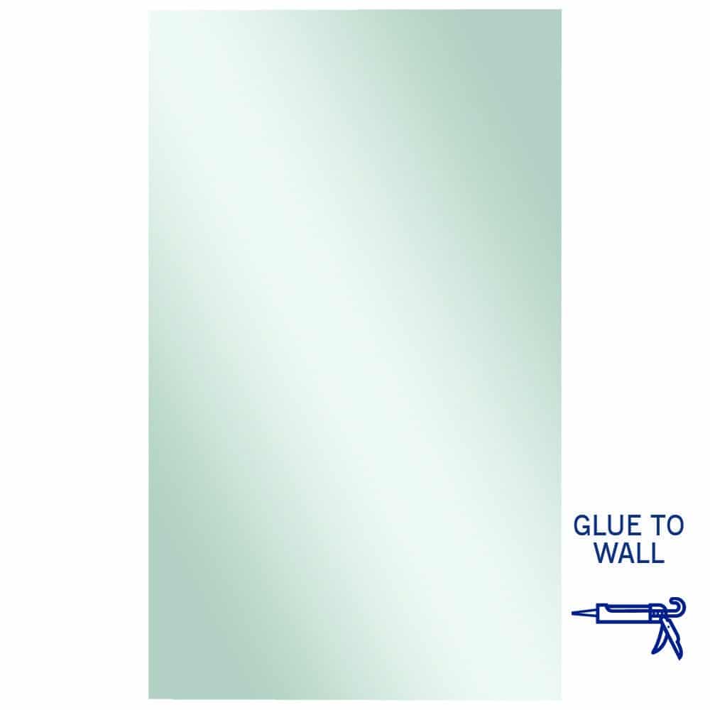 Thermogroup Jackson Rectangle Polished Edge Mirror - 1500x900mm Glue-to-Wall