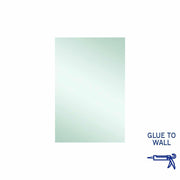 Thermogroup Jackson Rectangle Polished Edge Mirror - 600x900mm Glue-to-Wall
